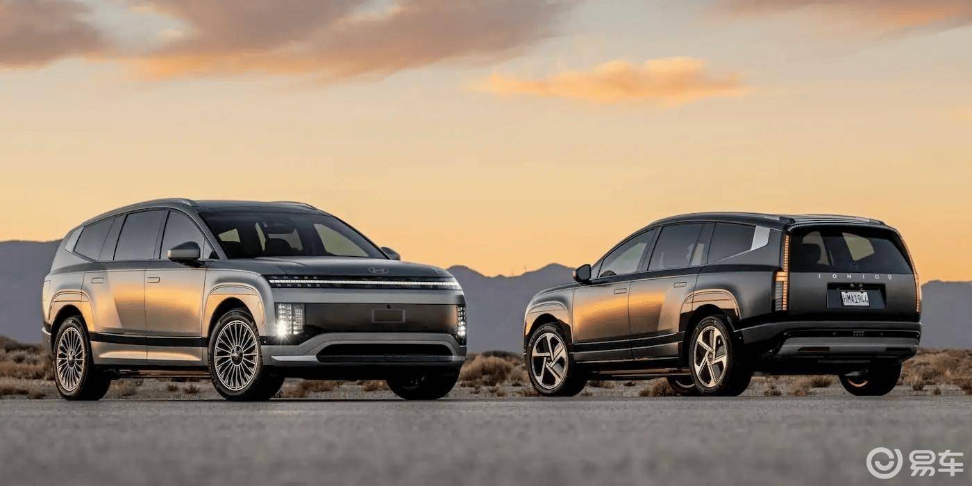 现代IONIQ 9美国正式上市，定位中大型纯电SUV